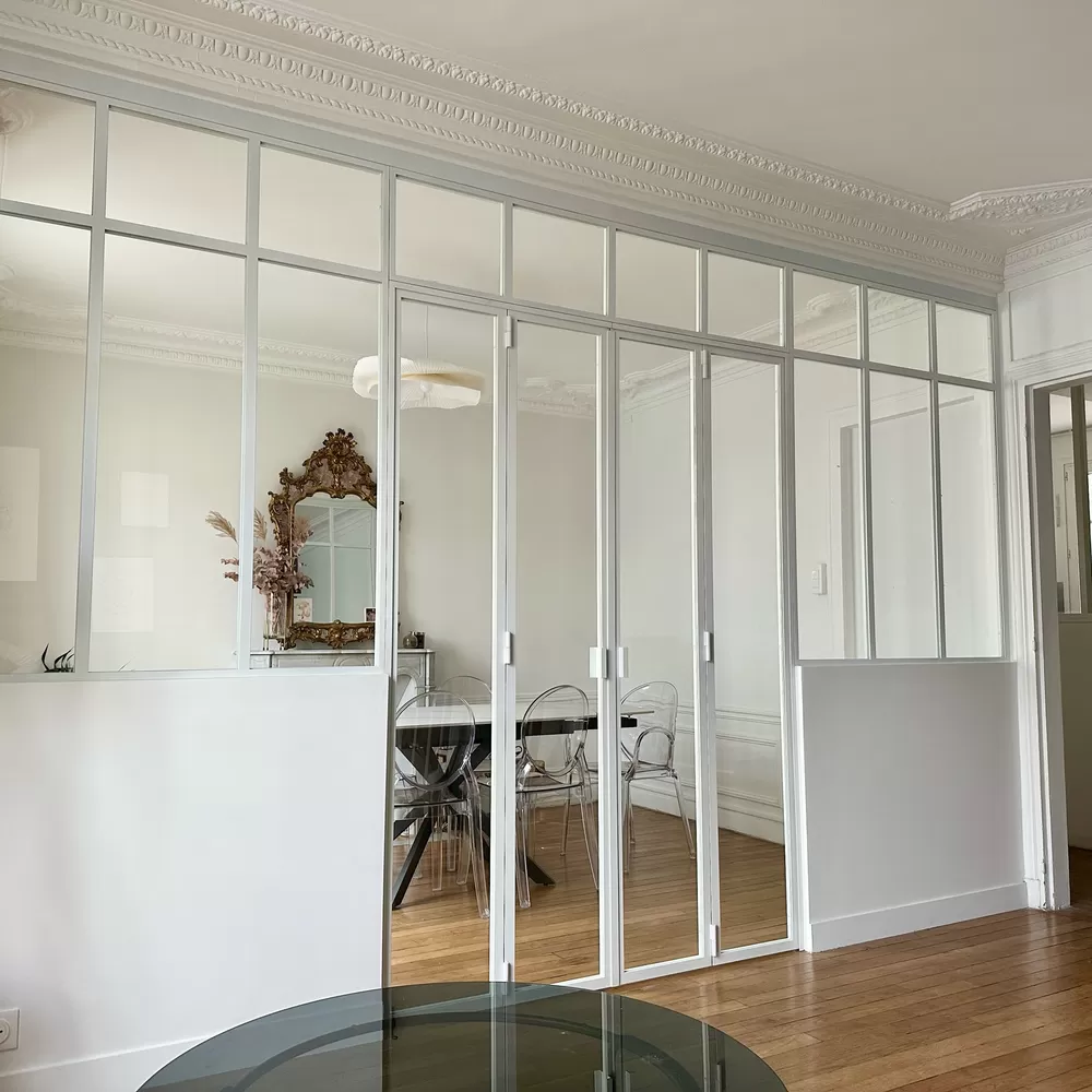 Verrière élégante blanche